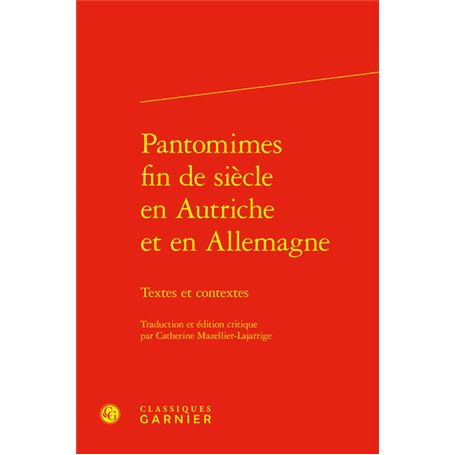 Pantomimes fin de siècle en Autriche et en Allemagne