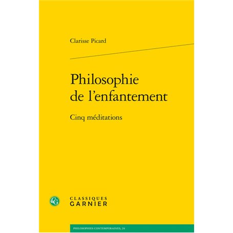 Philosophie de l'enfantement