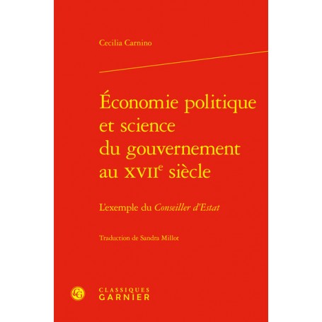 Économie politique et science du gouvernement au XVIIe siècle