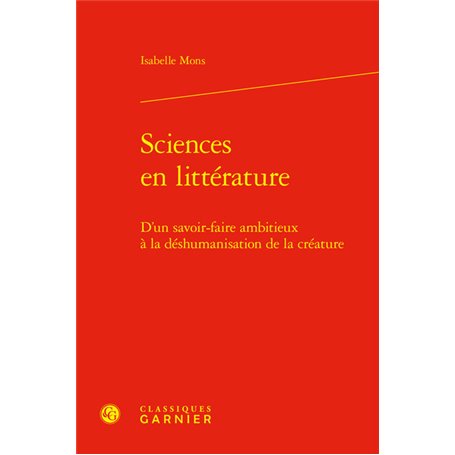 Sciences en littérature