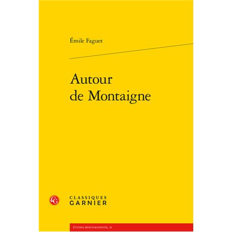 Autour de Montaigne