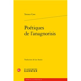 Poétiques de l'anagnorisis