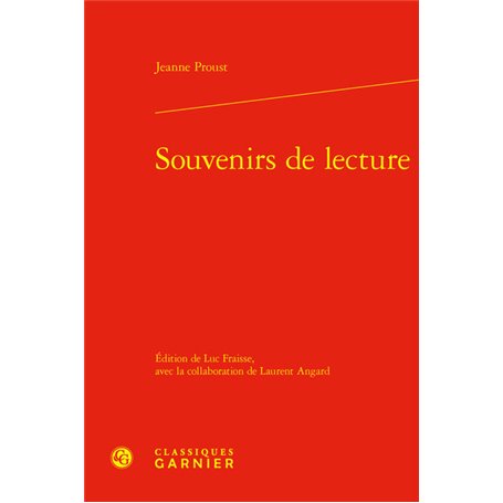 Souvenirs de lecture