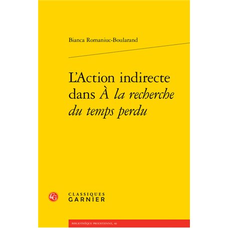 L'Action indirecte dans À la recherche du temps perdu