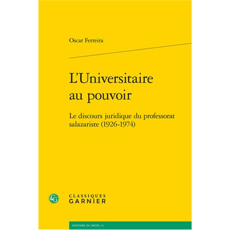 L'Universitaire au pouvoir