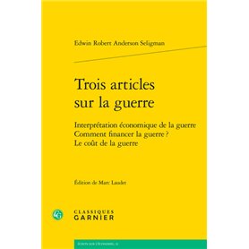 Trois articles sur la guerre