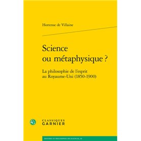 Science ou métaphysique ?