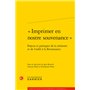 « Imprimer en nostre souvenance »