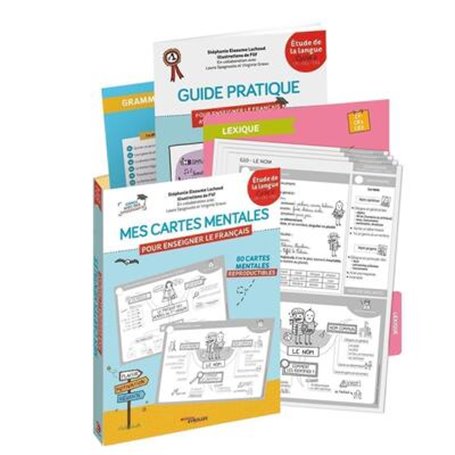 Mes cartes mentales pour enseigner le français - Cycle 2 : CP, CE1, CE2