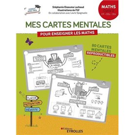 Mes cartes mentales pour enseigner les maths - Cycle 2 : CP, CE1, CE2