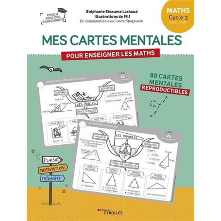 Mes cartes mentales pour enseigner les maths - Cycle 3 : CM1, CM2