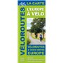 L'Europe à vélo, la carte