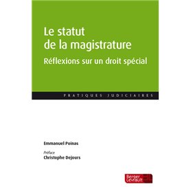 Le statut de la magistrature