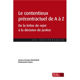 Le contentieux précontractuel de A à Z