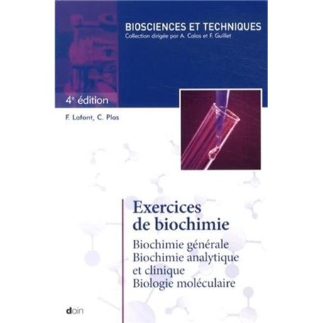 Exercices de biochimie - 4e édition