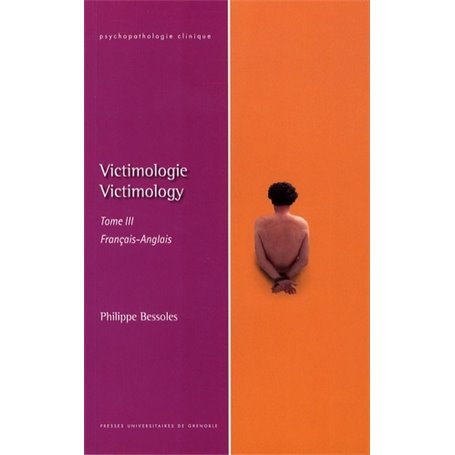 VICTIMOLOGIE - VICTIMOLOGY TOME 3 - FRANCAIS ANGLAIS