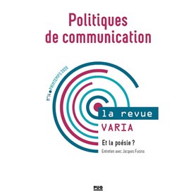 Politiques de communication - N° 14 - Printemps 2020