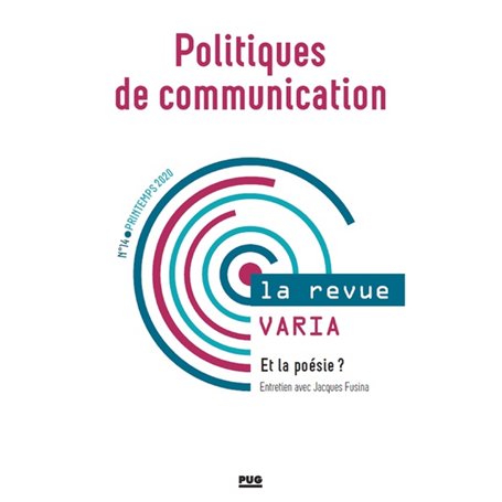 Politiques de communication - N° 14 - Printemps 2020