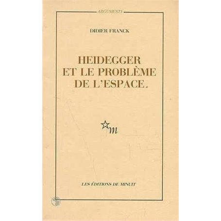 Heidegger et le problème de l'espace