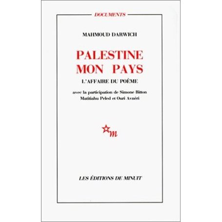 Palestine mon pays l'affaire du poème