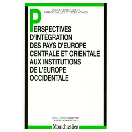 perspectives d'intégration des pays d'europe centrale et orientale aux instituti