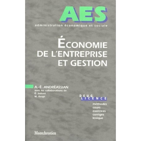 economie de l'entreprise et gestion