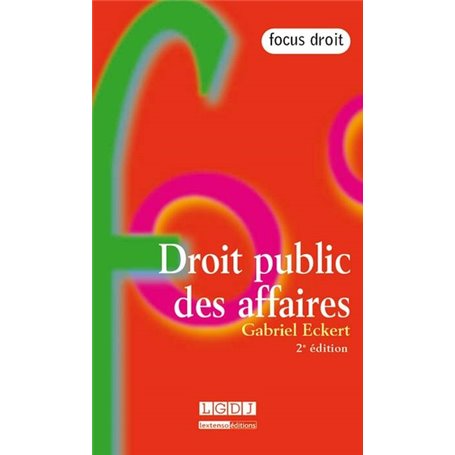 droit public des affaires - 2ème édition