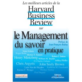 Le management du savoir en pratique