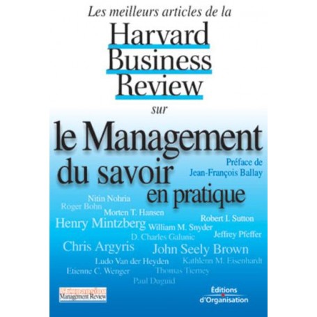 Le management du savoir en pratique