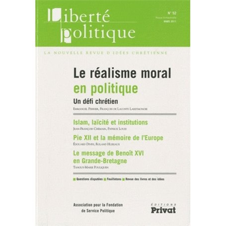 LIBERTE POLITIQUE N 52