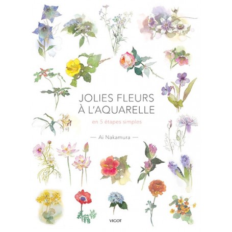 Jolies fleurs à l'aquarelle