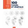 100 fleurs et végétaux au trait