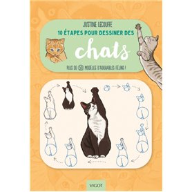 10 étapes pour dessiner des chats