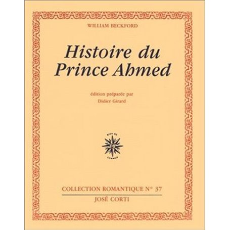 Histoire du prince Ahmed