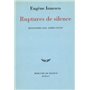 Ruptures de silence