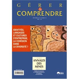 GERER ET COMPRENDRE 118 2014 IDENTITES LANGAGES ET CULTURE D'ENTREPRISE LA COHES