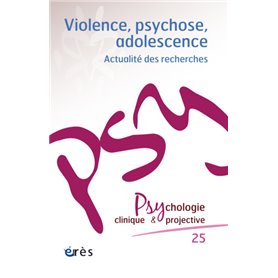 PCP 25 - actualité de la recherche en psychologie projective