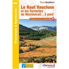 Le Haut Vaucluse et les dentelles de Montmirail à pied