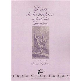 ART DE LA PREFACE PRE TEXTES. PREFACES D AUTEUR ET PREFACES ALLOGRAPHES AU SIECL