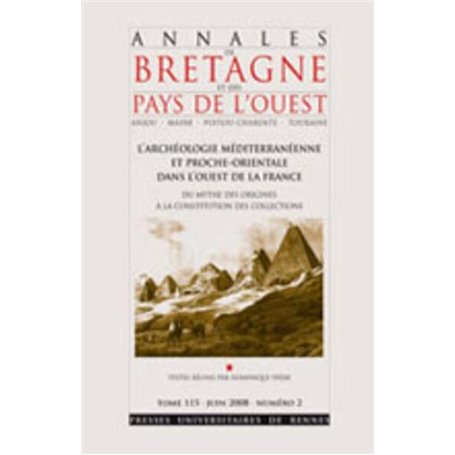 ARCHEOLOGIE MEDITERRANEENNE ET PROCHE ORIENTALE DANS L OUEST DE LA FRANCE