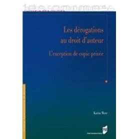 DEROGATIONS AU DROIT D AUTEUR