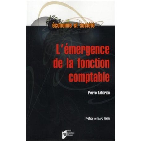 EMERGENCE DE LA FONCTION COMPTABLE EN FRANCE