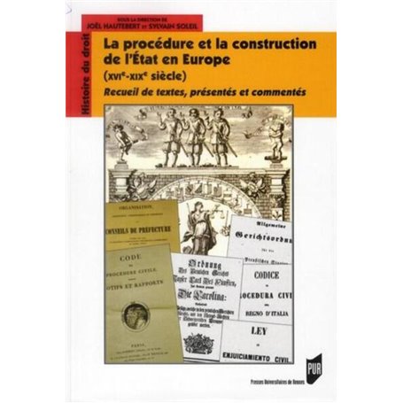 PROCEDURE ET LA CONSTRUCTION DE L ETAT EN EUROPE