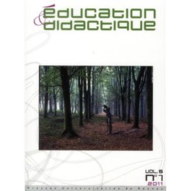 EDUCATION ET DidactIQUE 5 1