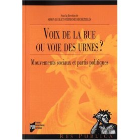 VOIX DE LA RUE OU VOIE DES URNES