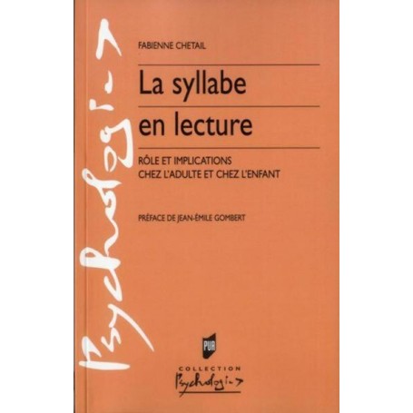 SYLLABE EN LECTURE