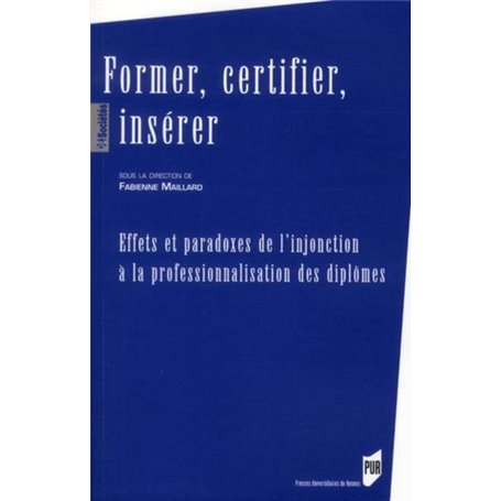 FORMER CERTIFIER INSERER