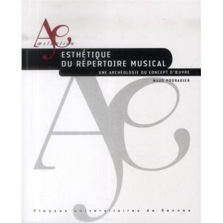 ESTHETIQUE DU REPERTOIRE MUSICAL