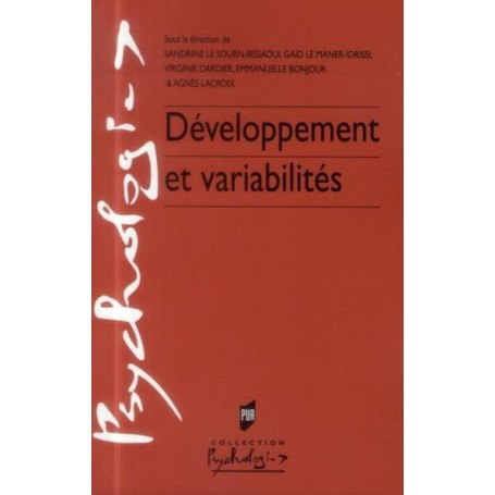 DEVELOPPEMENT ET VARIABILITES