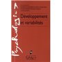 DEVELOPPEMENT ET VARIABILITES